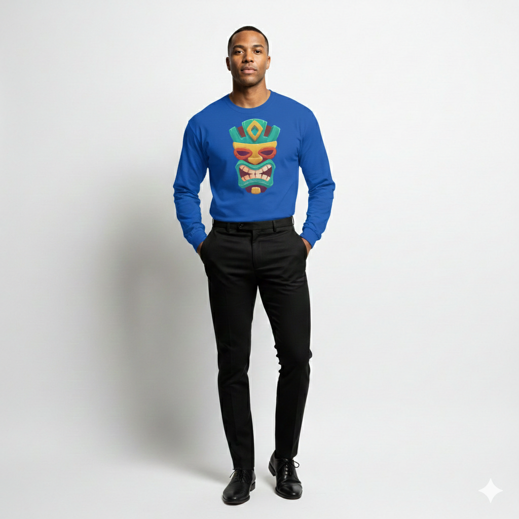 Goma Tribal Mask Unisex Sweatshirt