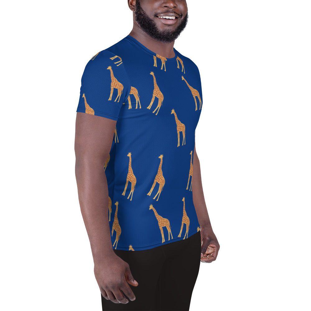 Twiga All-Over Print Men's Athletic T-shirt