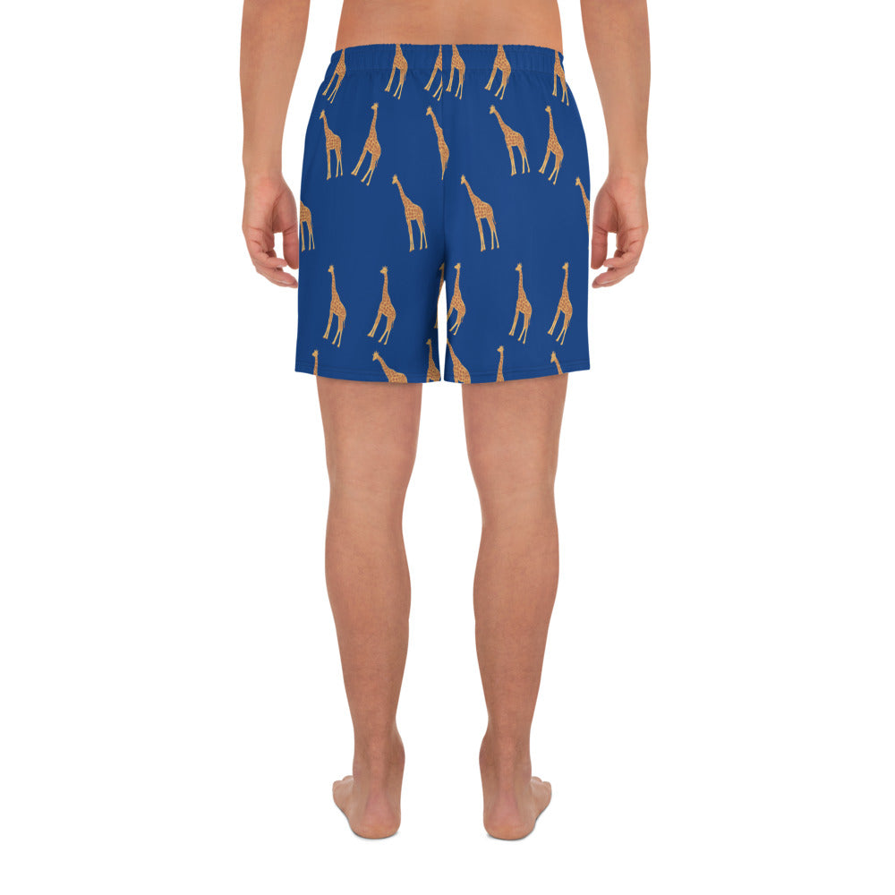 Twiga Print Men's Athletic Shorts