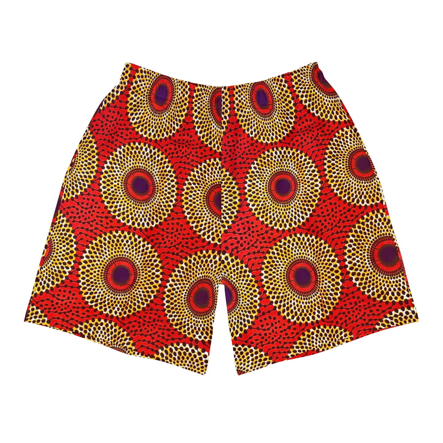 Rekiana African Print Men's Recycled Athletic Shorts