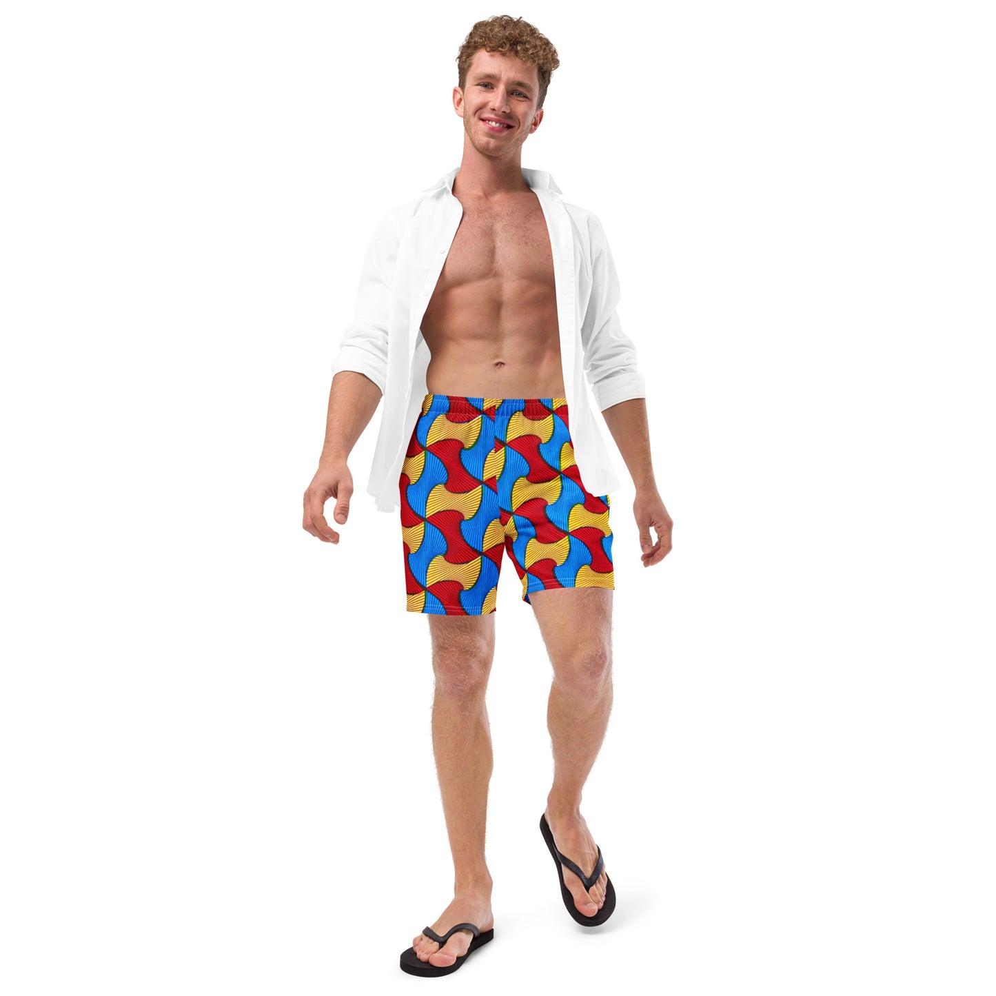 Santi Print Men's swim trunks