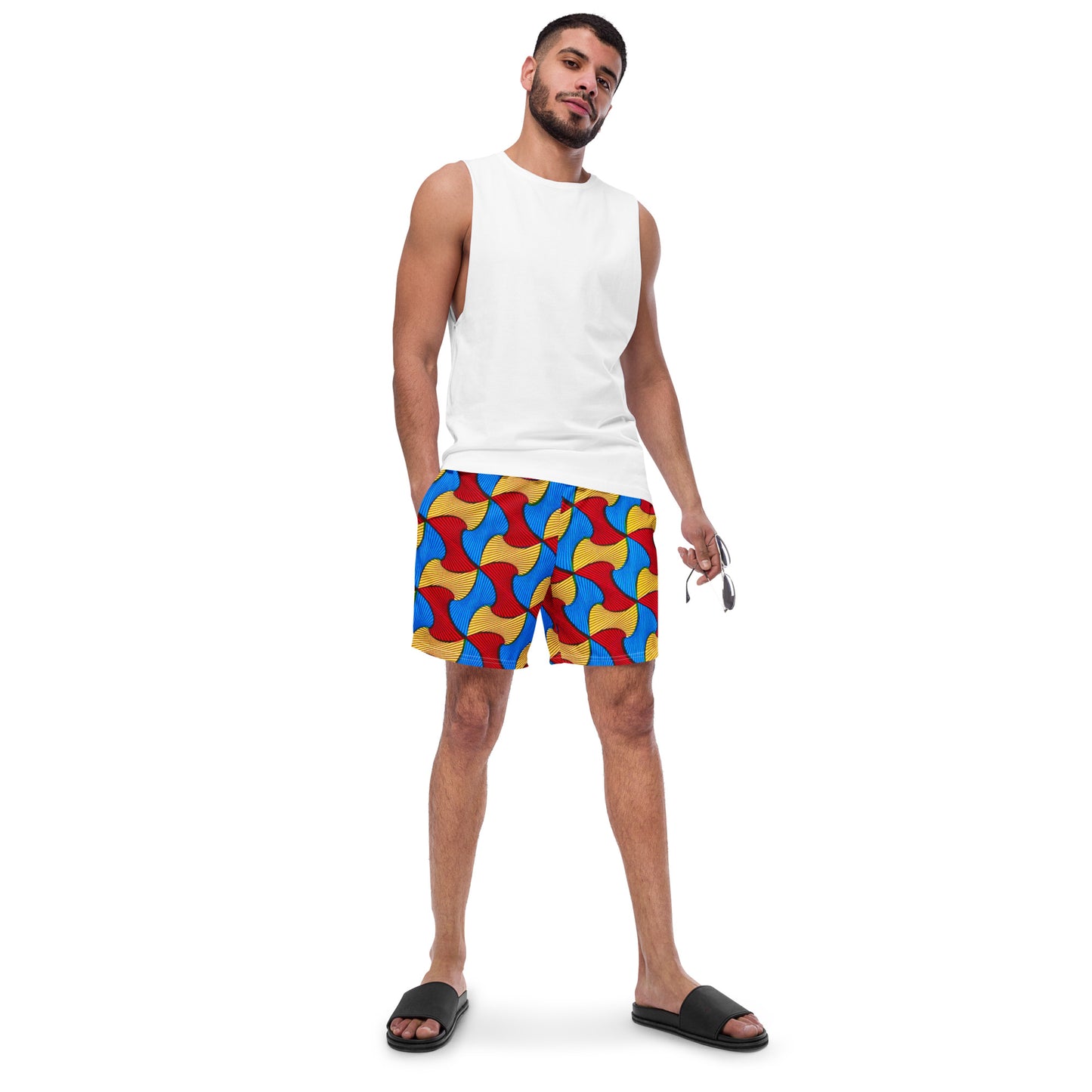 Santi Print Men's swim trunks