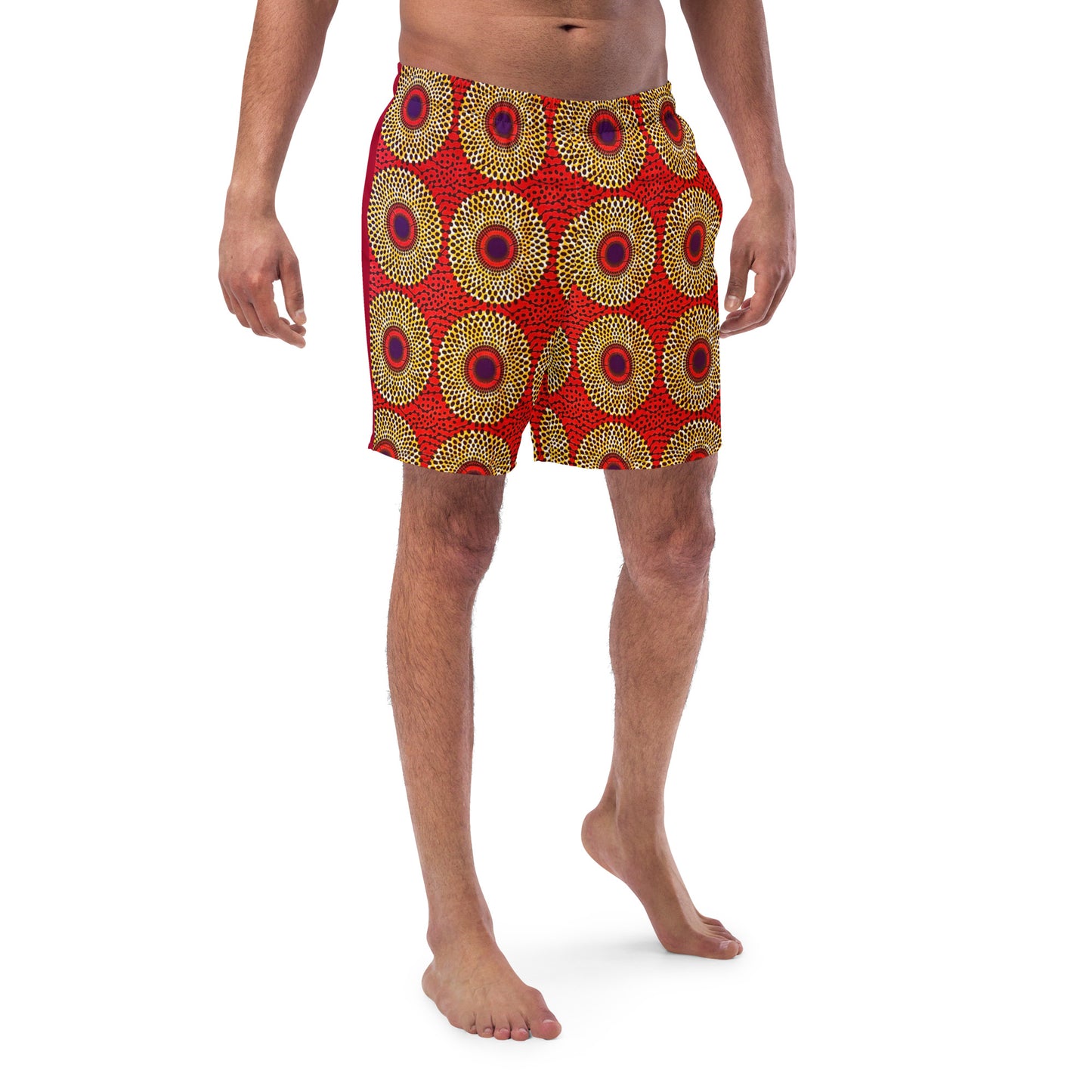 Rekiana African Print Men's swim trunks