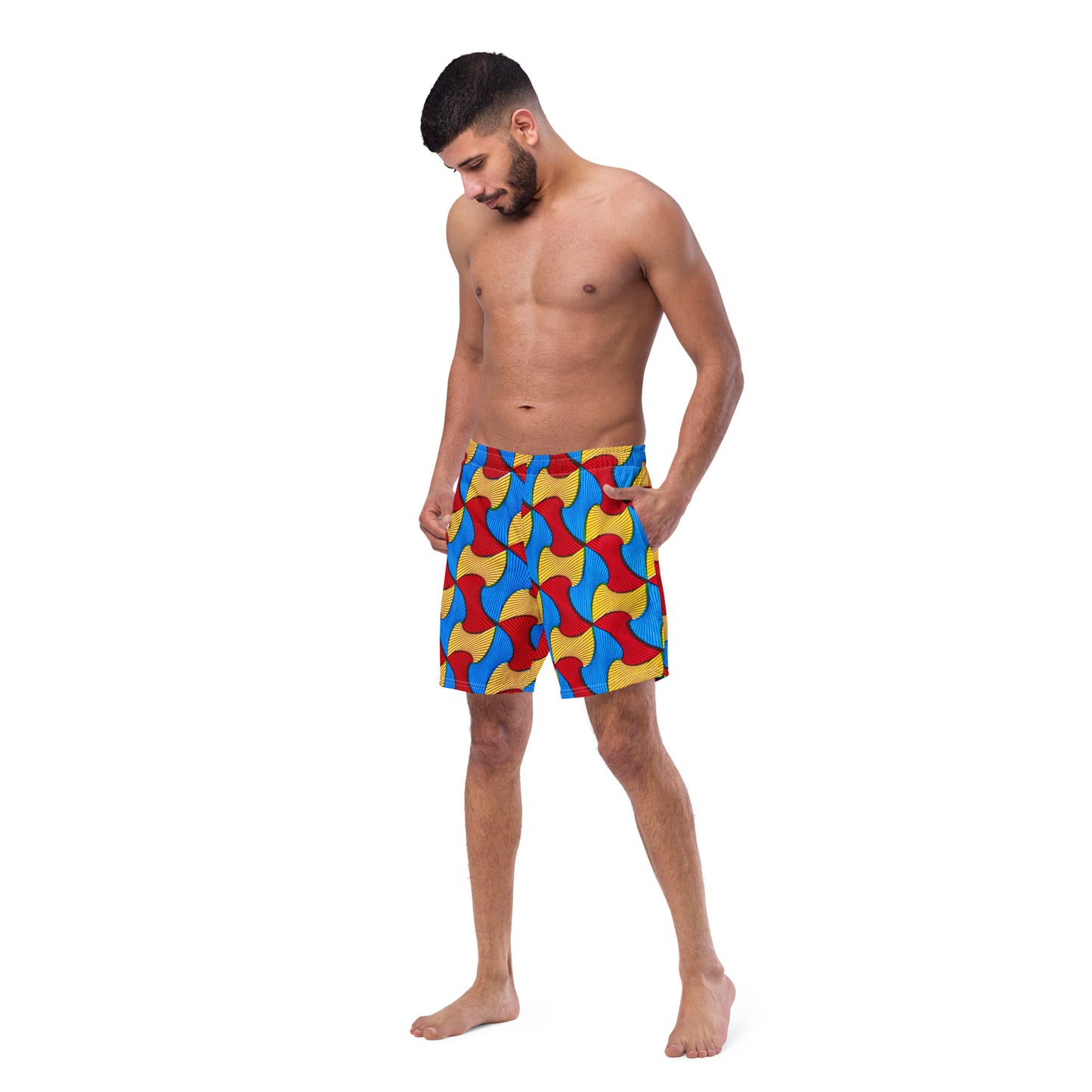 Santi Print Men's swim trunks