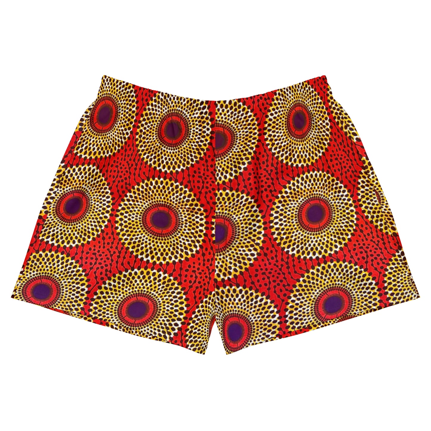 Rekiana African Print Women’s Recycled Athletic Shorts