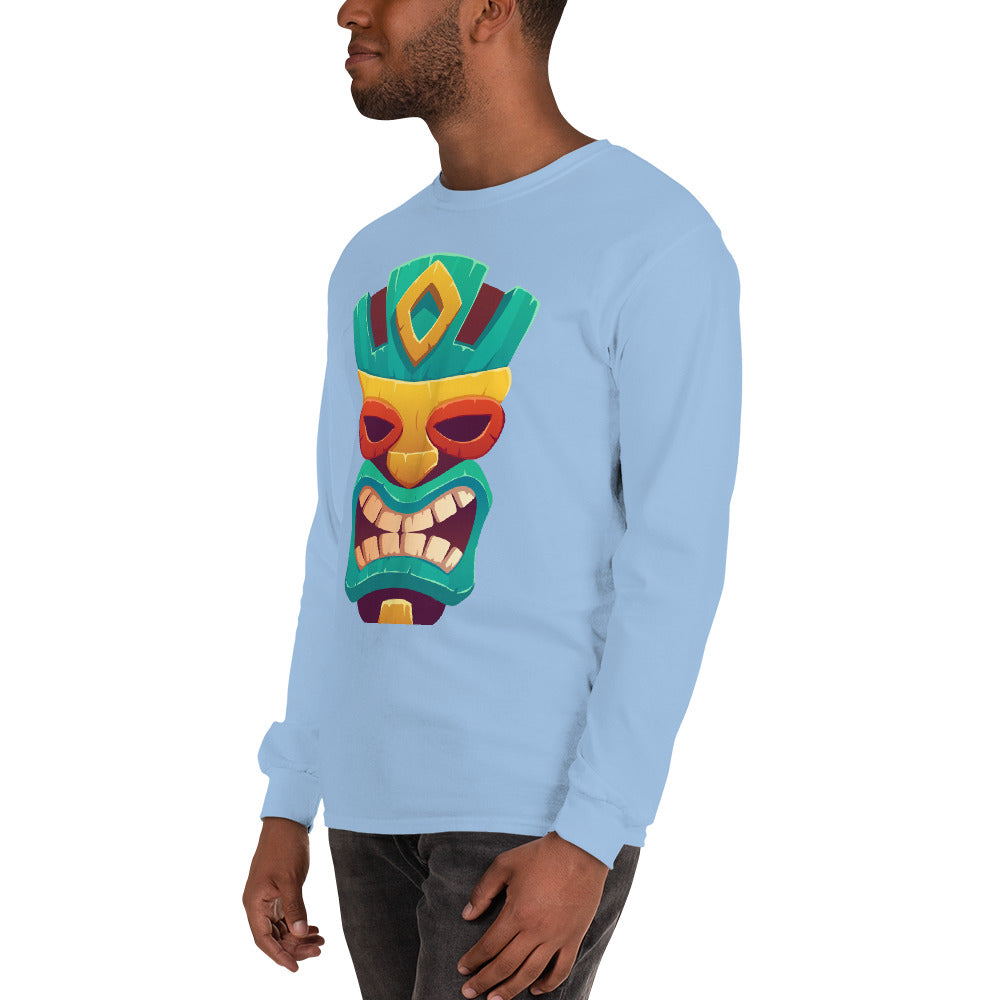 Goma Tribal Cotton Long-sleeve Fall TShirt