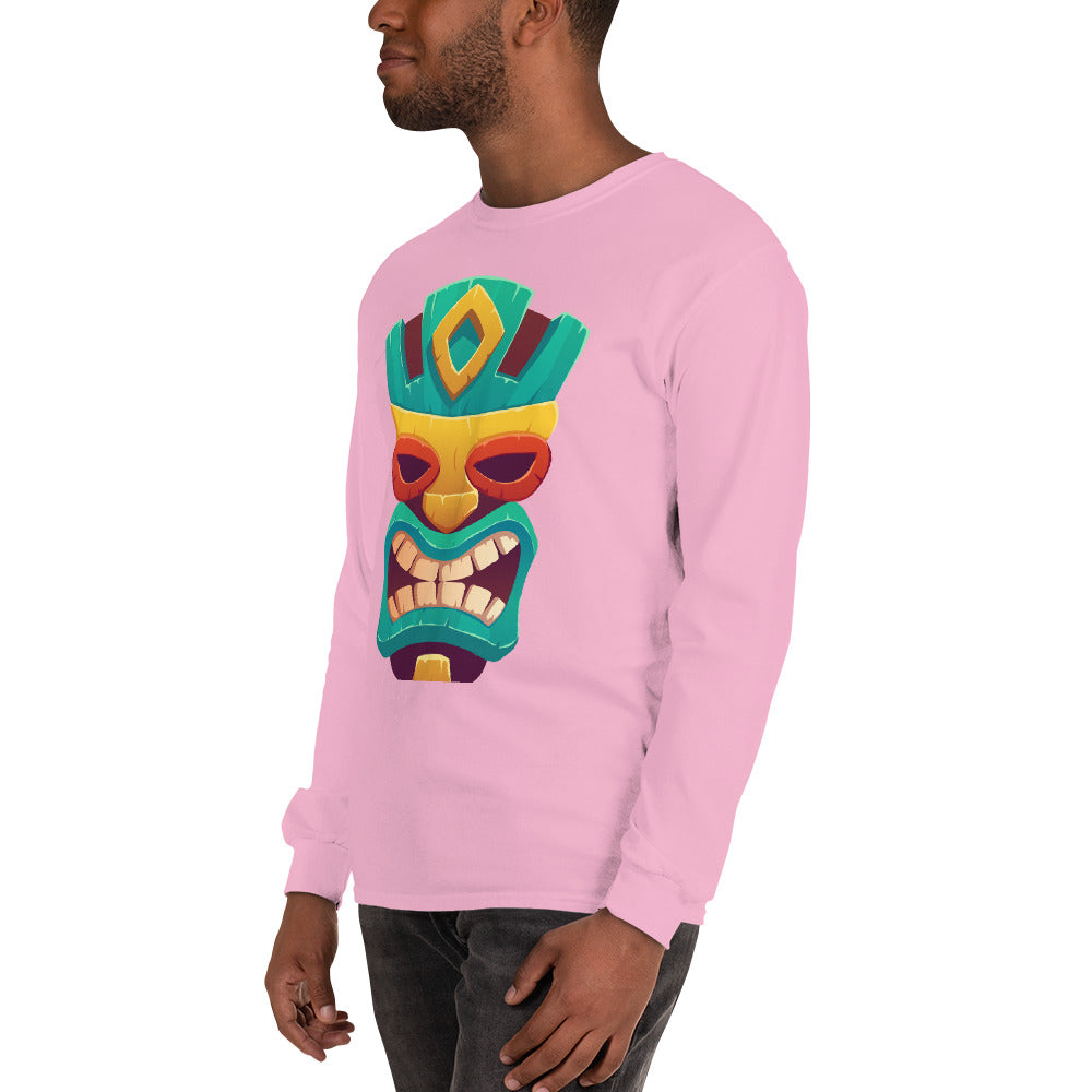 Goma Tribal Cotton Long-sleeve Fall TShirt