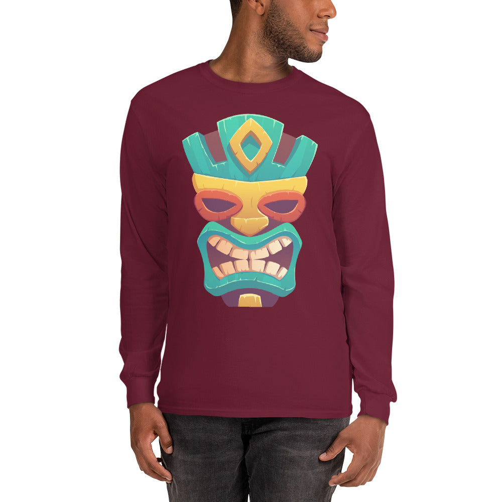 Goma Tribal Cotton Long-sleeve Fall TShirt