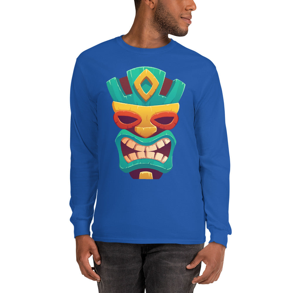 Goma Tribal Cotton Long-sleeve Fall TShirt