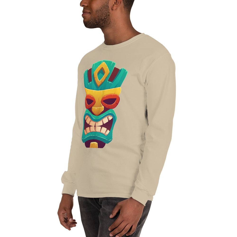 Goma Tribal Cotton Long-sleeve Fall TShirt