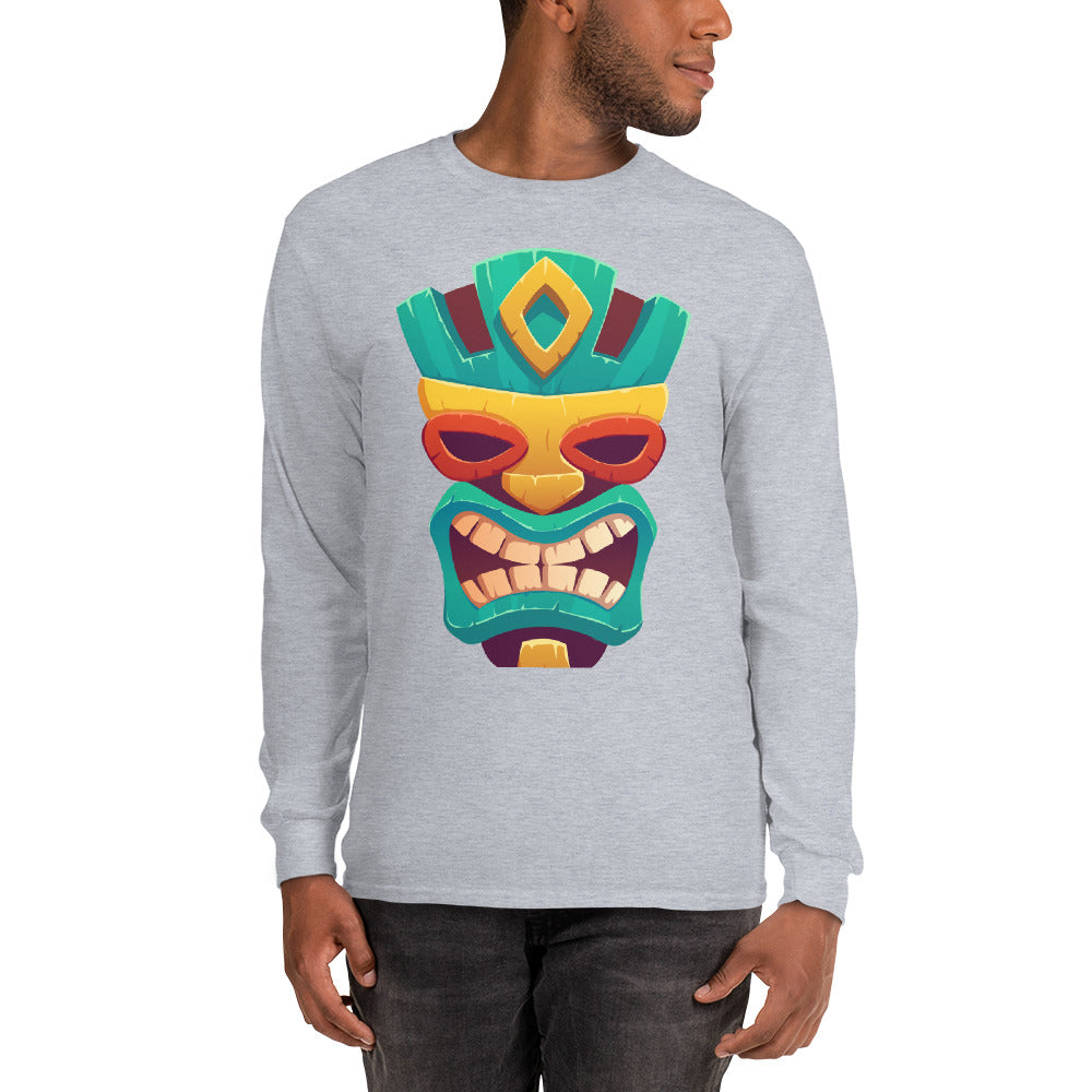 Goma Tribal Cotton Long-sleeve Fall TShirt