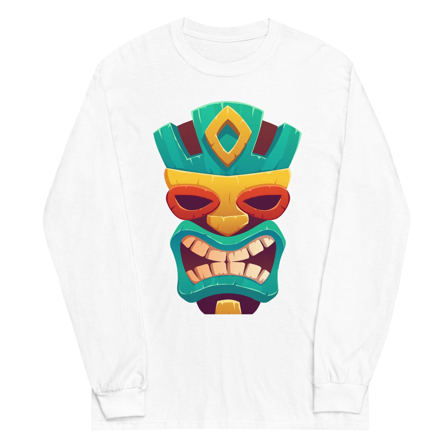 Goma Tribal Cotton Long-sleeve Fall TShirt