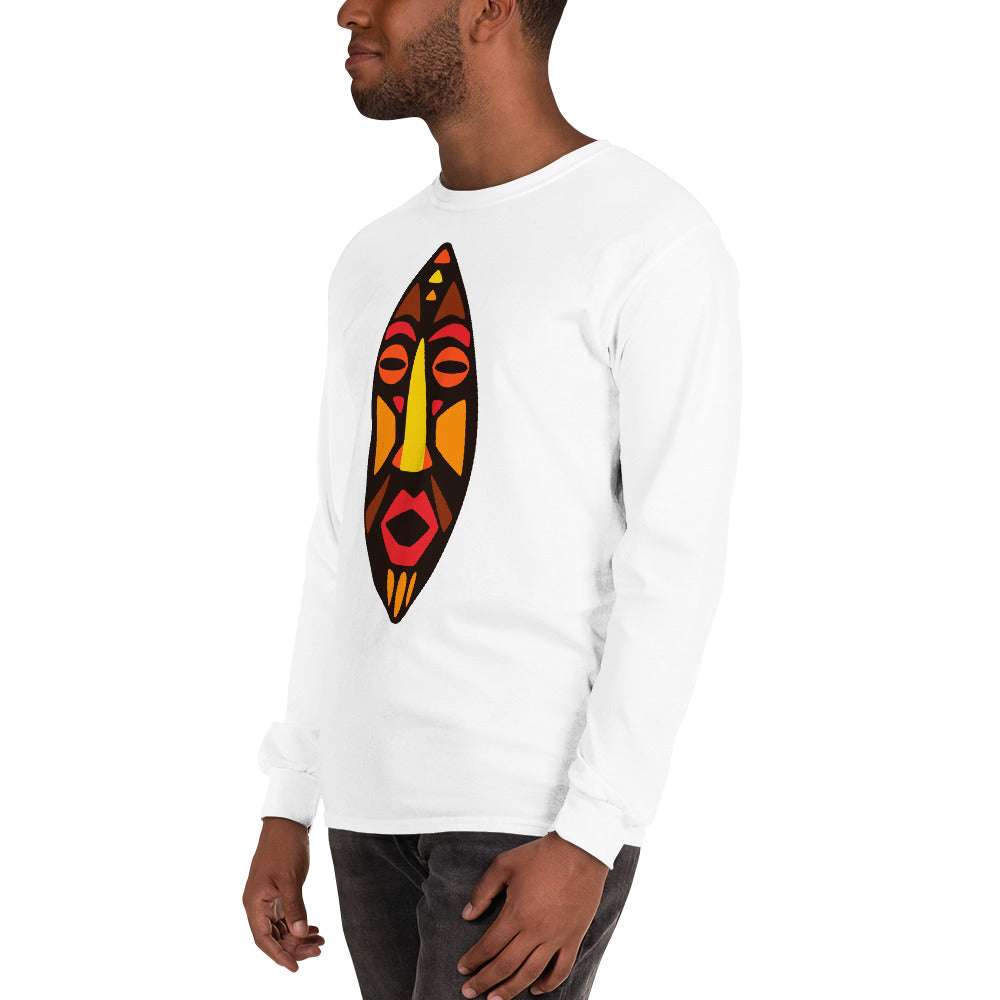 Dan Tribal Maskhead Longsleeve Cotton Fall TShirt