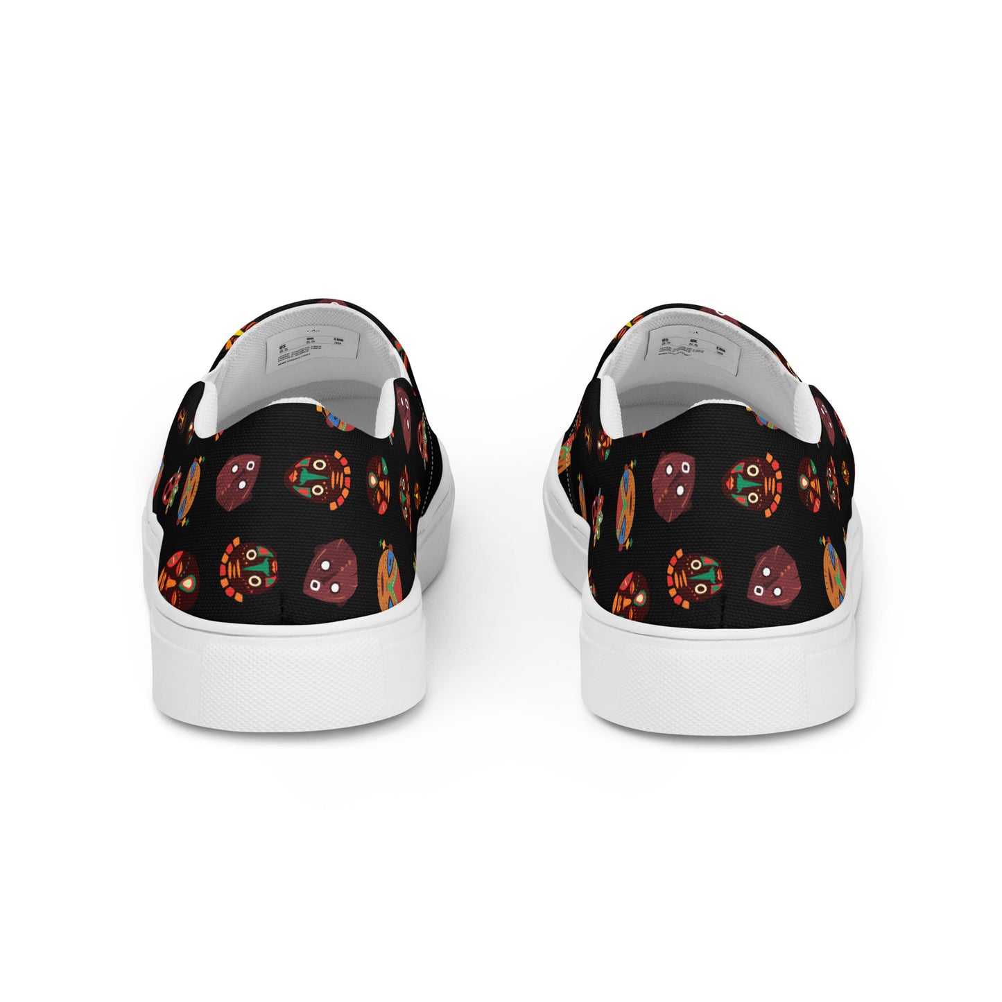 Duro Midnight Tribal Palm Print Women’s Slip-On Canvas Shoes