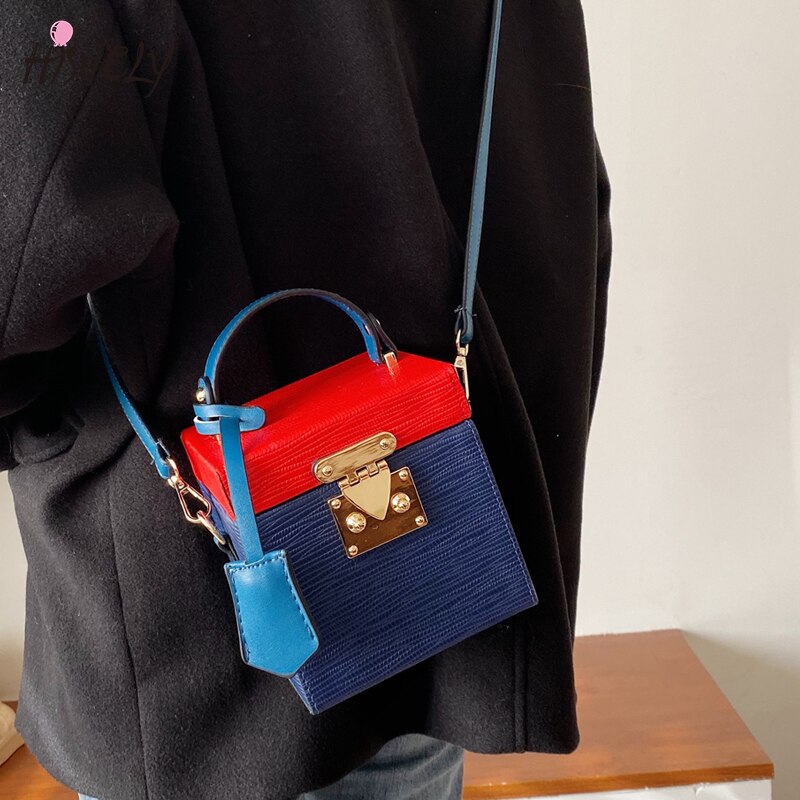 New Elegant Ladies Stone pattern Tote Bucket bag High Quality Designer Women PU leather Handbag Lock Shoulder Messenger Bag