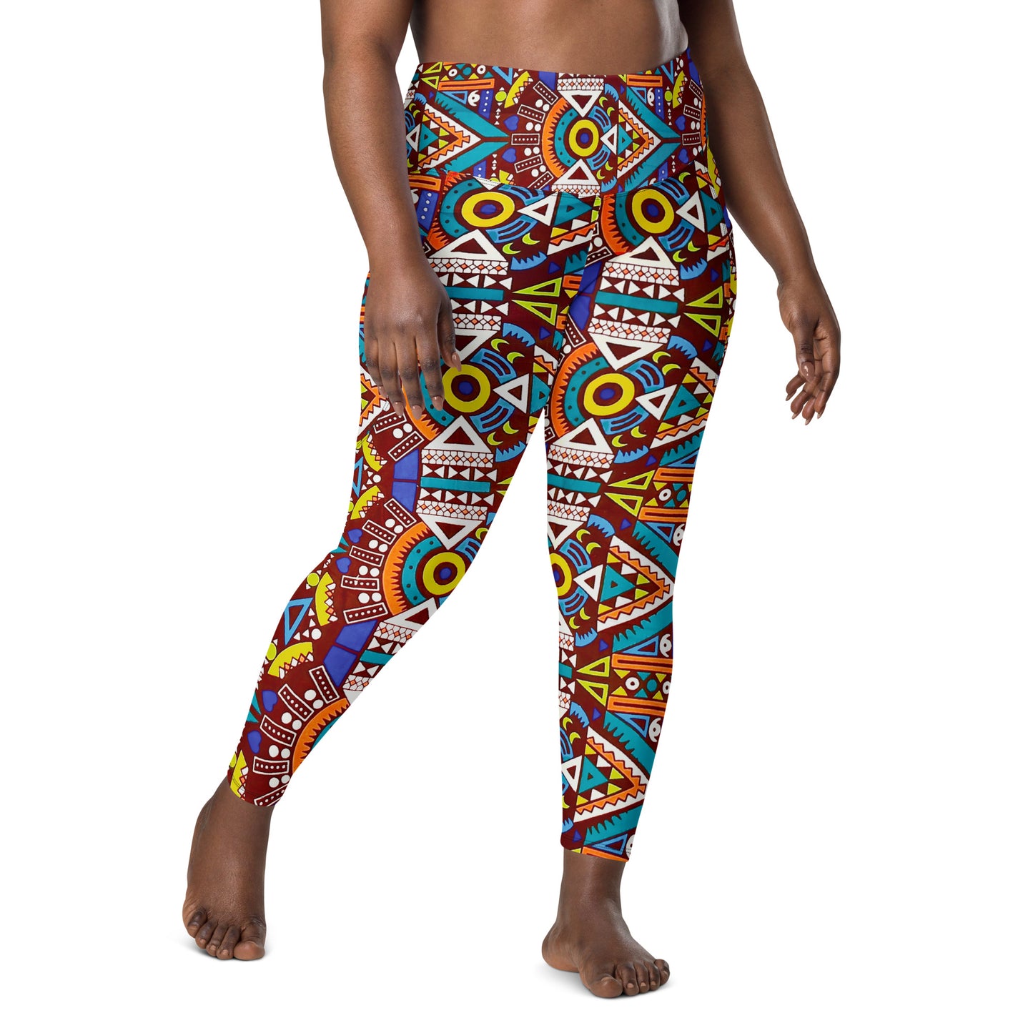 Tozi Yoga Sports Workout Leggings with pockets