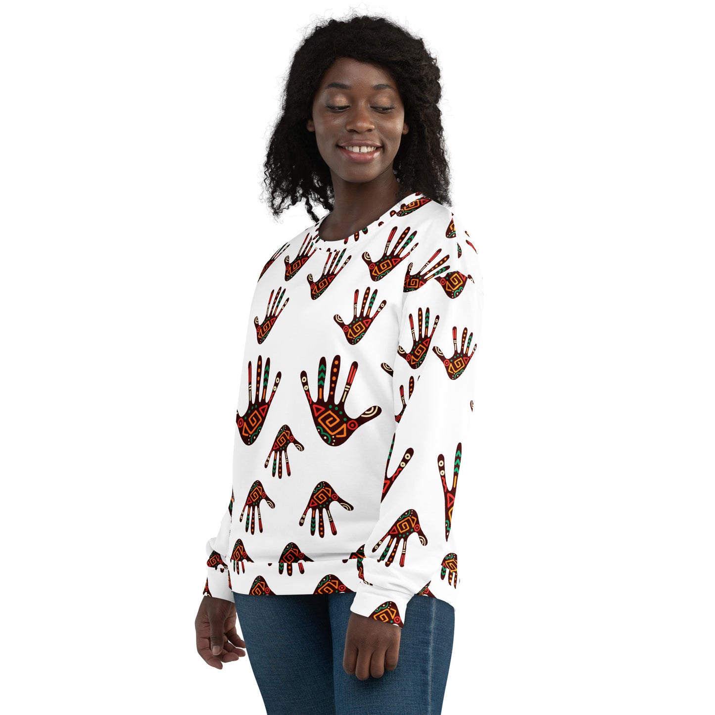 Duro Tribal Palm Print Unisex Sweatshirt