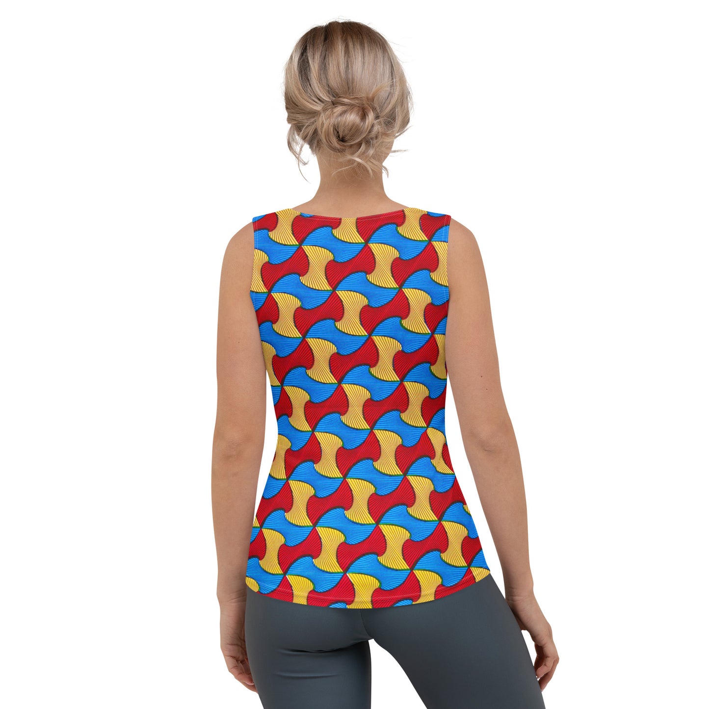 Santi African Print Tank Top