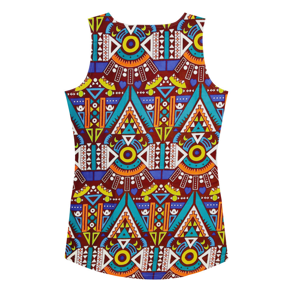 Tozi Aztec Print Tank Top