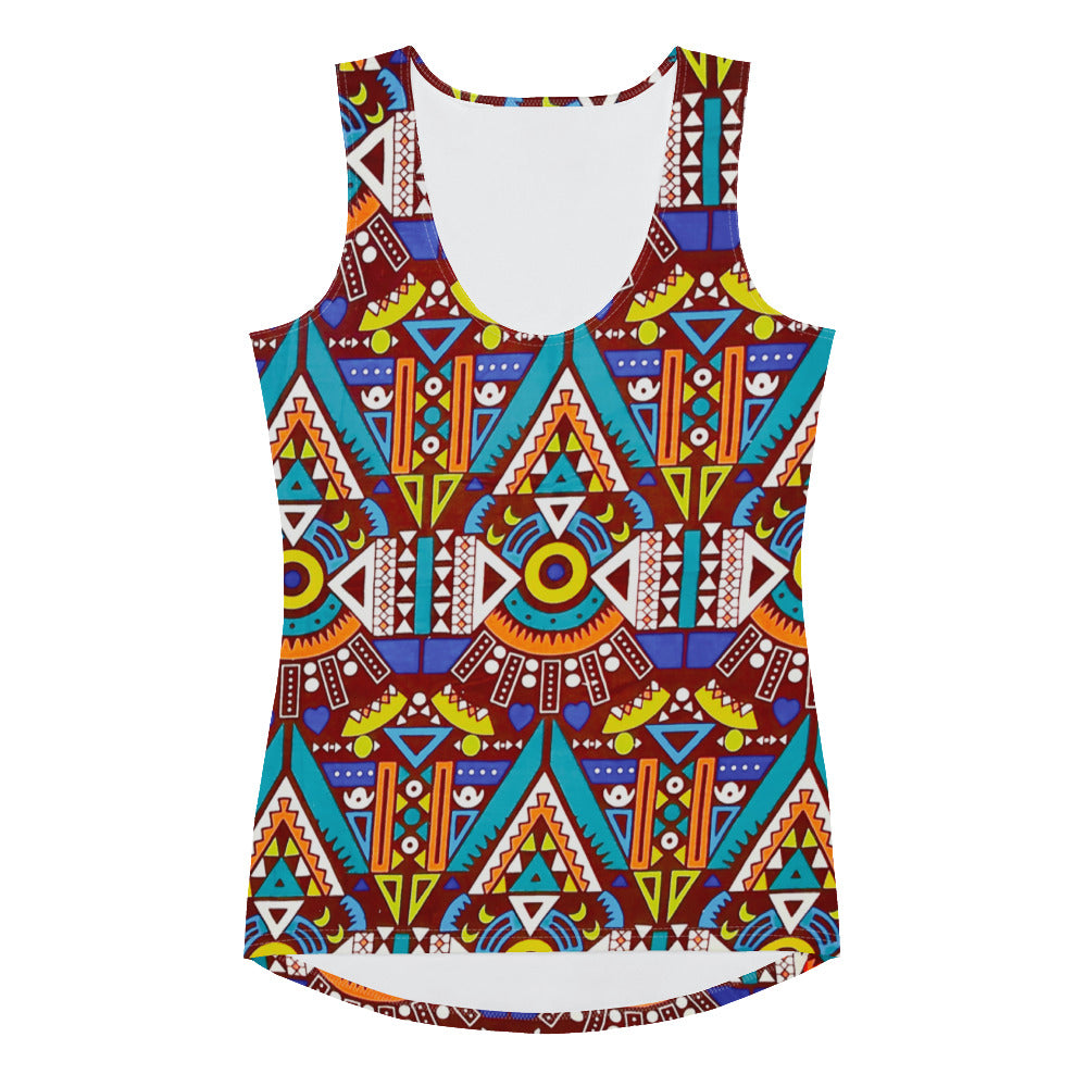 Tozi Aztec Print Tank Top