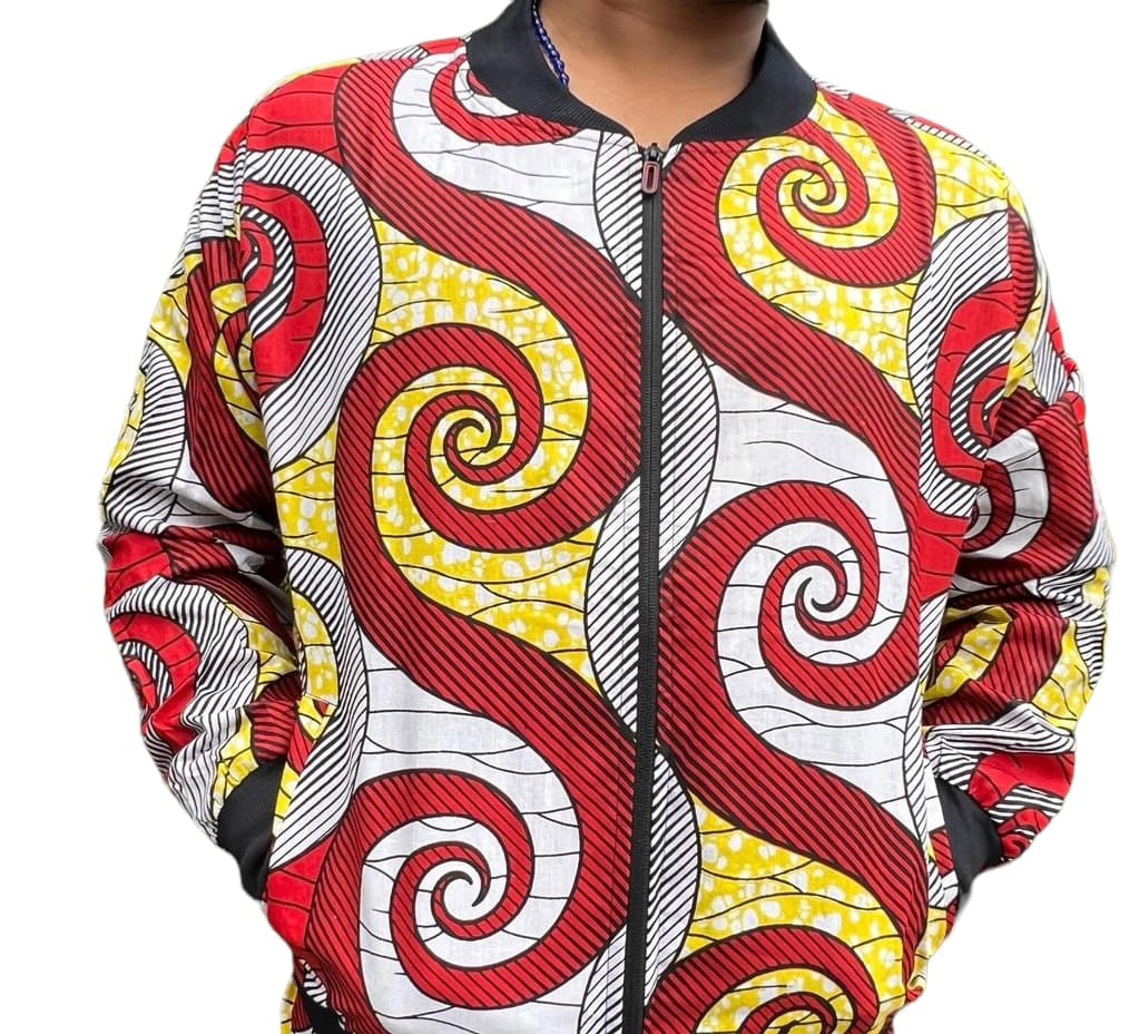 Multicolor African Print Tracksuit Mens Sweatshirt Joggers
