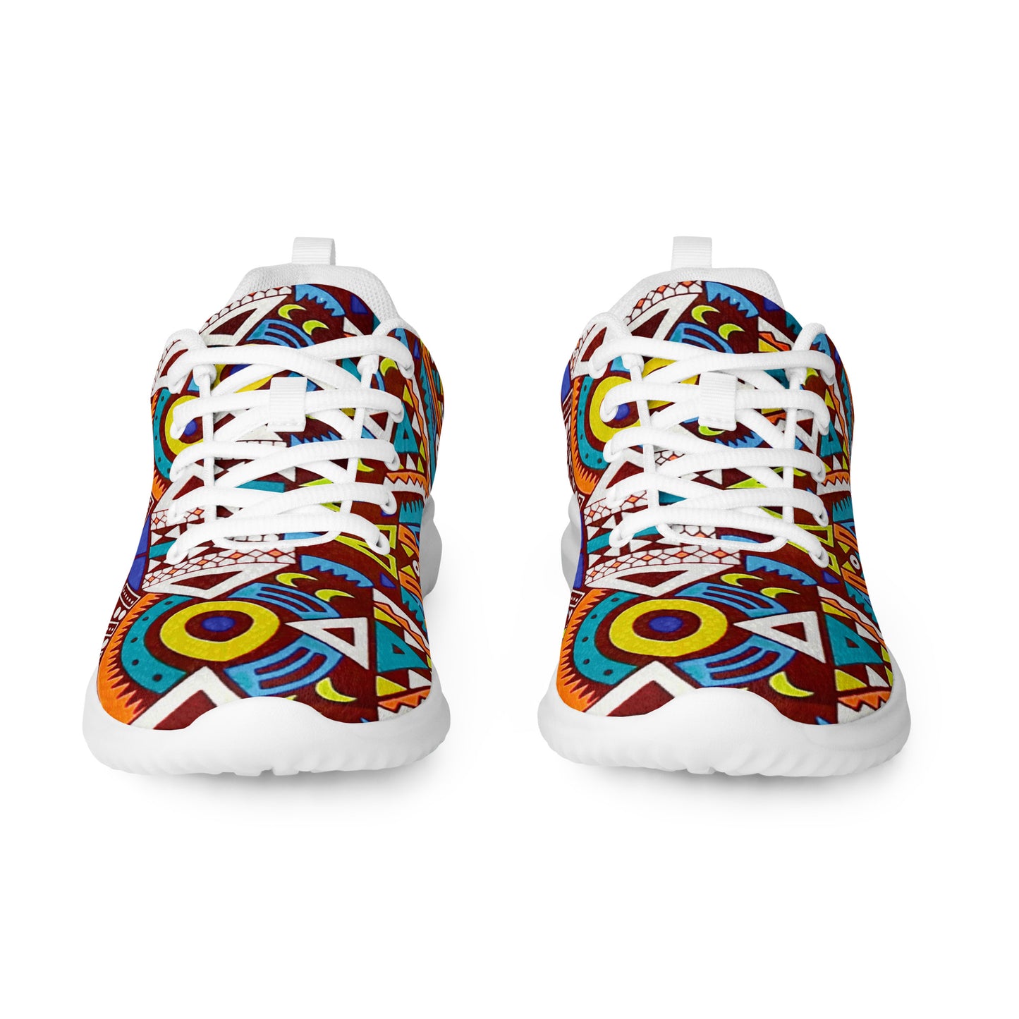 Tozi Tribal Print Men’s Athletic Shoes