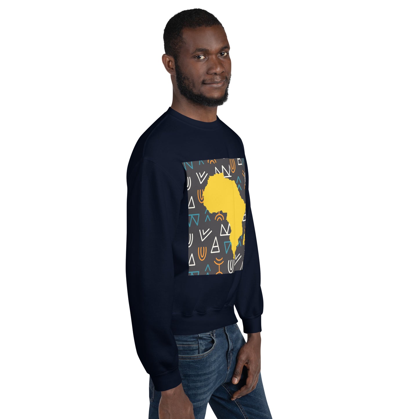 Virgil Tribal Africa Map Unisex Mens Womens Sweatshirt