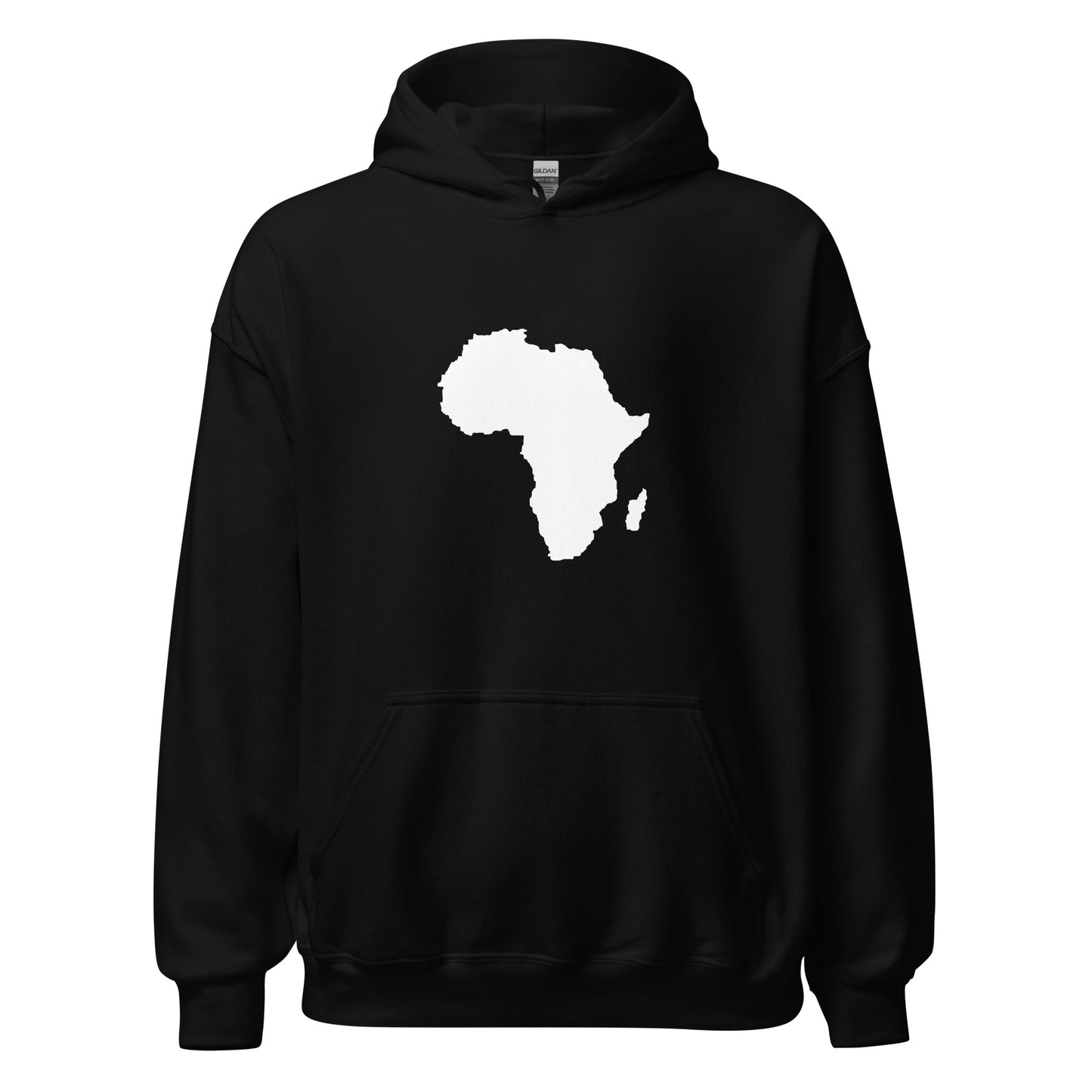 Asake Oge Silver Africa Map Men Women Unisex Longsleeve Hoodie