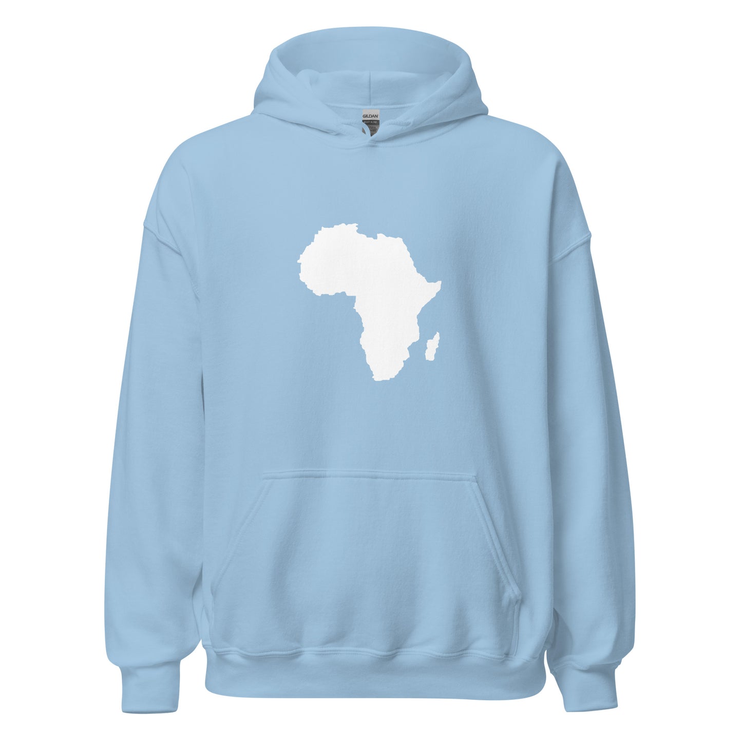 Asake Oge Silver Africa Map Men Women Unisex Longsleeve Hoodie