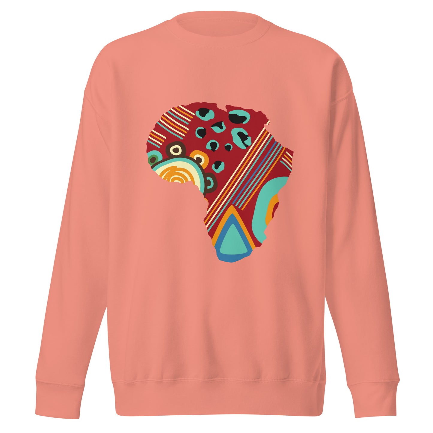 Aiyden Multi-Colour Africa Map Sweatshirt