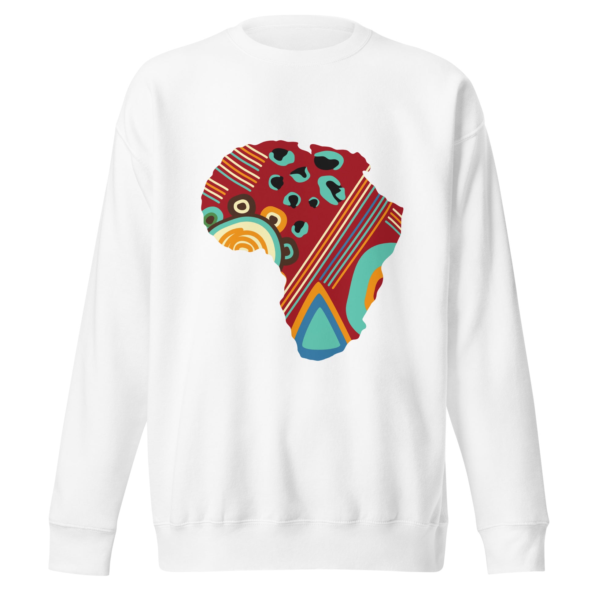 Aiyden Multi-Colour Africa Map Sweatshirt