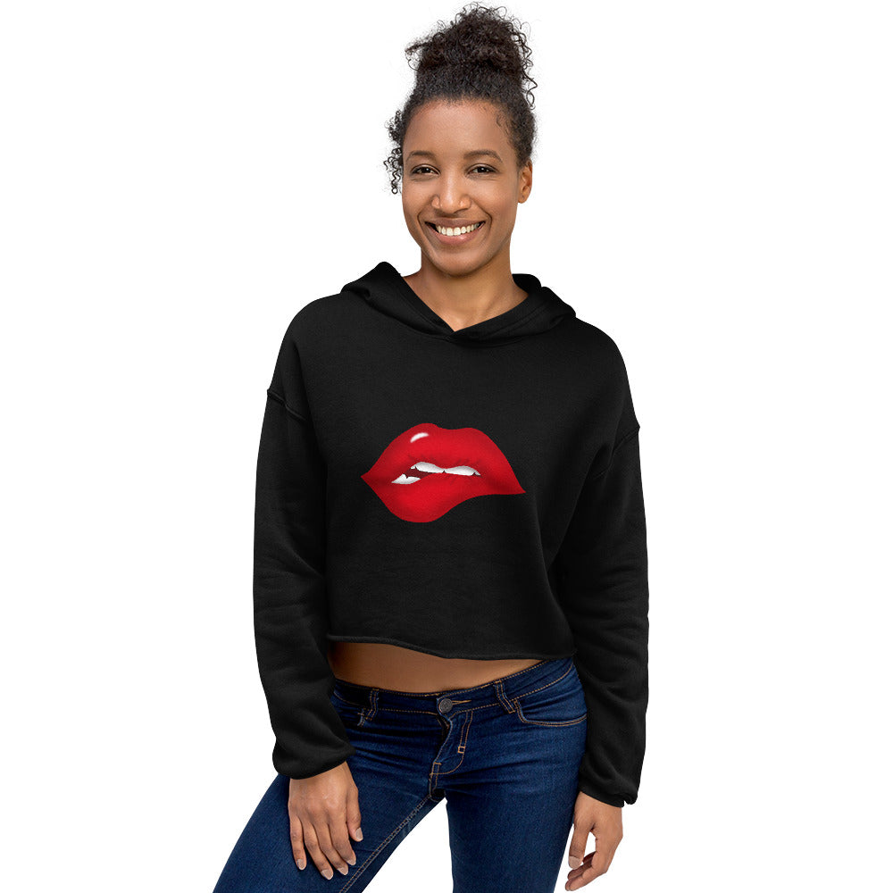 Nife Long Sleeve Women's Crop Hoodie