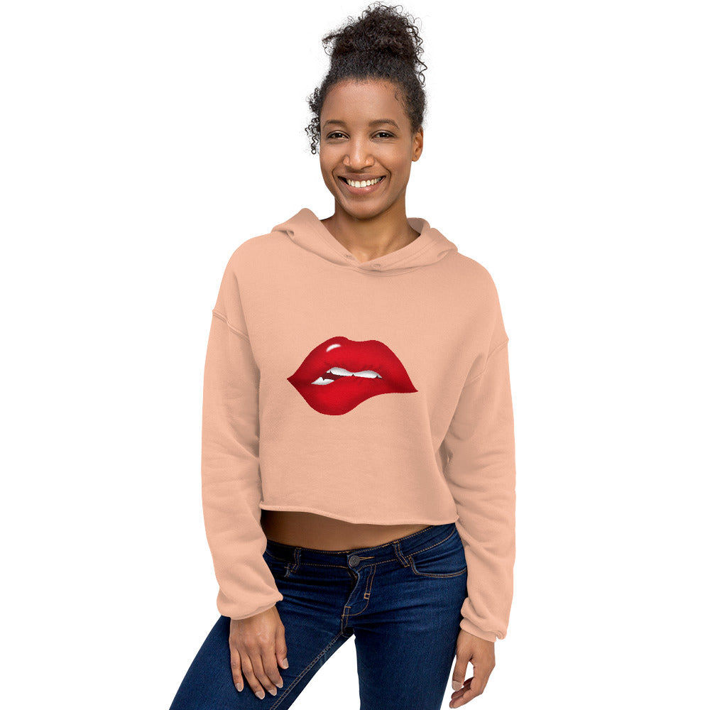 Nife Long Sleeve Women's Crop Hoodie